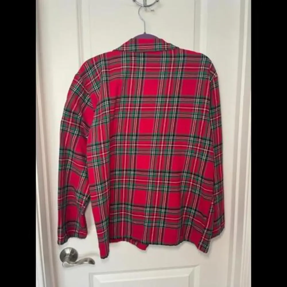 Family PJs - Red Plaid‎ - Men's